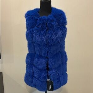 NWT Beauty Optimal Product Faux Fur Vest